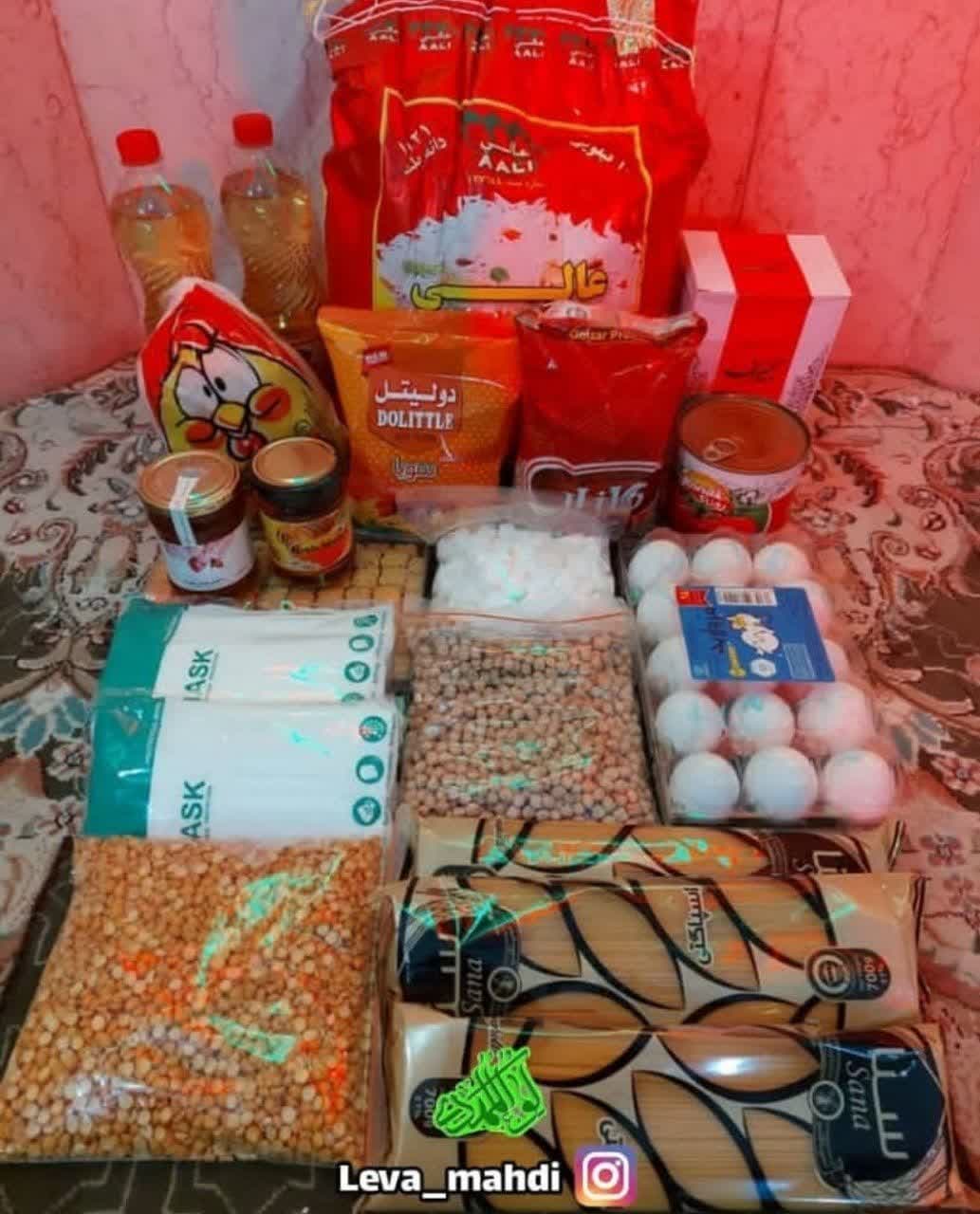 تهیه و پخش ۱۵۰ بسته معیشتی ویژه شب
