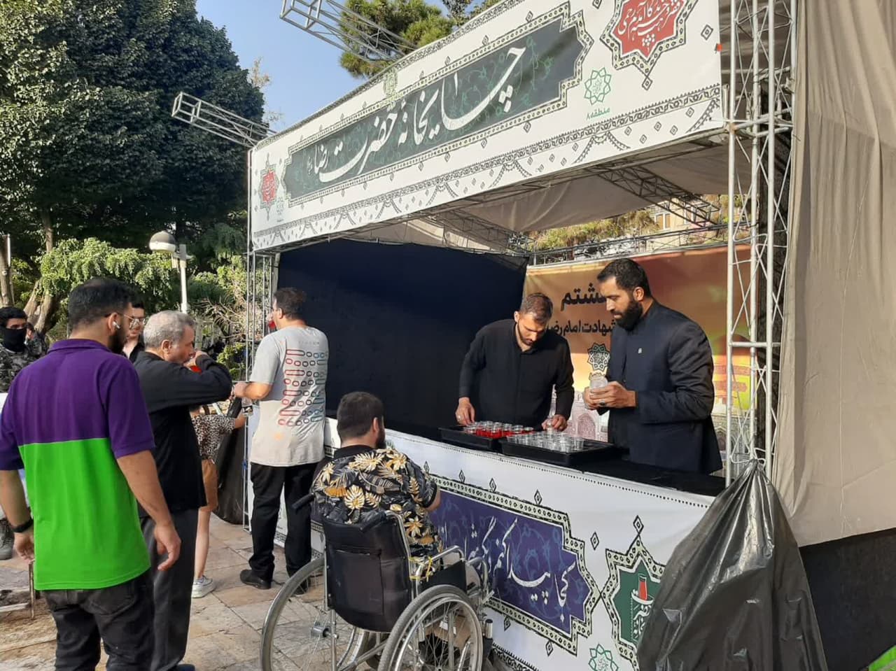موکب لواءالمهدی(عج) به مناسبت شهادت امام رضا(ع)